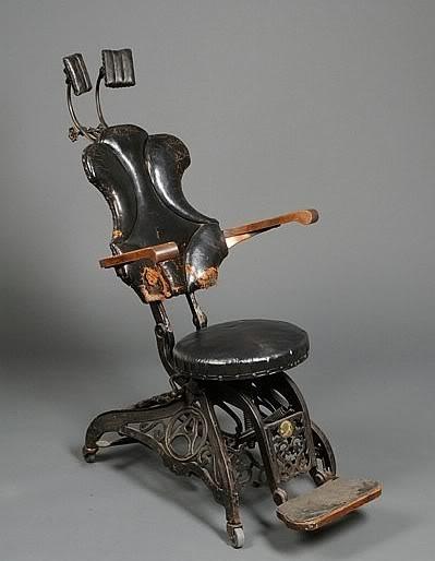 fauteuil dentiste steampunk