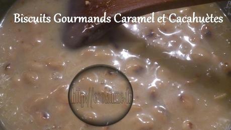 Biscuits Gourmands Caramel et cacahuètes au Thermomix 4