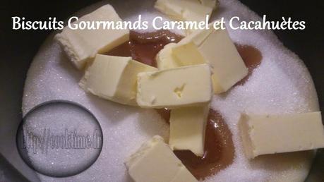 Biscuits Gourmands Caramel et cacahuètes au Thermomix 3