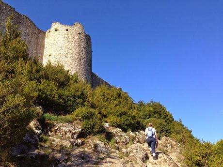 Au dessus des Corbières, Peyrepertuse