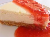 Cheesecake vanille coulis fraises