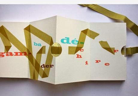 Livre accordéons et autres reliures de David Cauwe