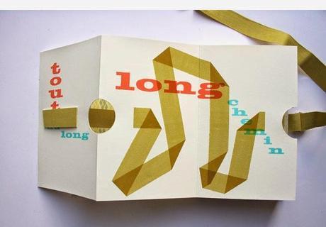 Livre accordéons et autres reliures de David Cauwe