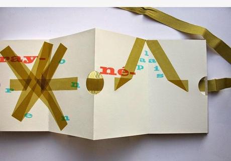 Livre accordéons et autres reliures de David Cauwe