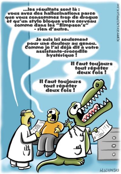 webzine,gratuit,bd,zébra,bande-dessinée,fanzine,wschinski,allemand,gag,humbug,hystérique,crocodile