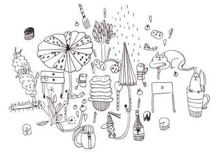 Je prépare un petit fanzine de dessins bric à brac pour i...