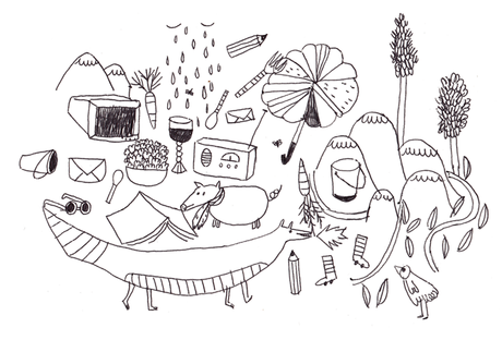 Je prépare un petit fanzine de dessins bric à brac pour i...