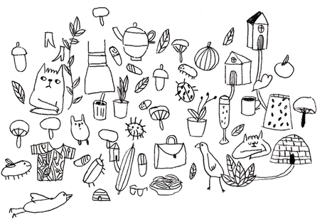 Je prépare un petit fanzine de dessins bric à brac pour i...