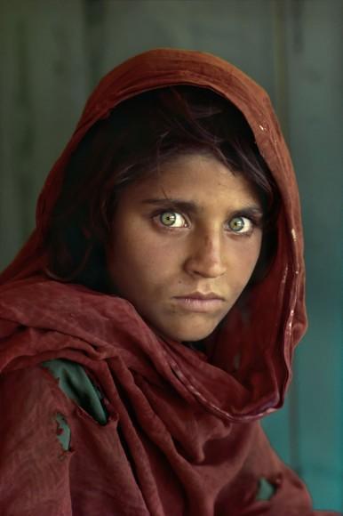 Steve McCurry afghane aux yeux vert