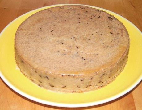 Gâteau semoule vanille chocolat (sans glaçage)