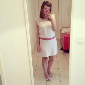 Robe Monoprix, Ceinture Nice Things, Sandales André