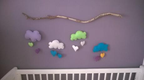 Un mobile pour bébé un mobile nuage pour bébé