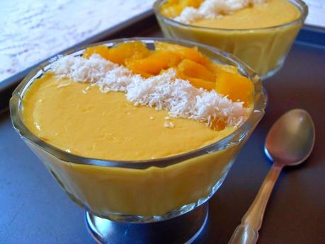 Crème dessert à l'ananas (Vegan)