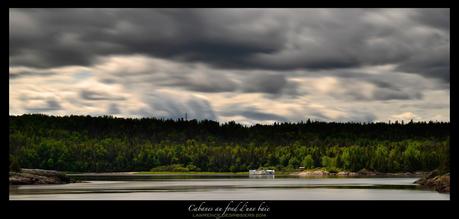 Cabanes au fond d'une baie...