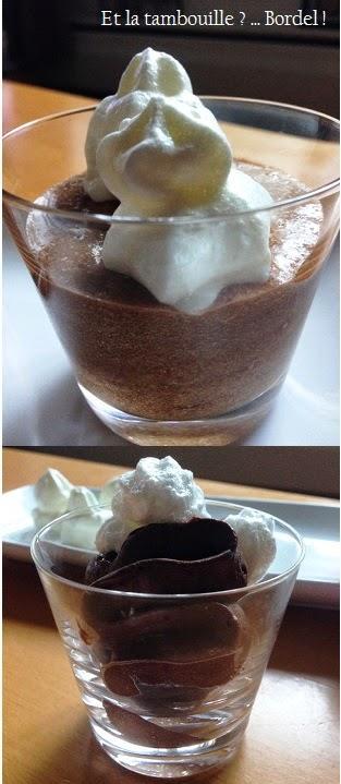 Mousse chocolat & mini-meringues