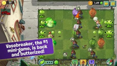 Plants vs Zombies 2 : le mini-jeu préféré des joueurs « Briseur de vases » enfin de retour !‏
