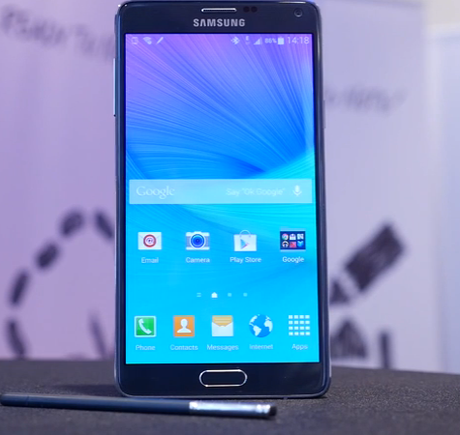 IFA 2014 : C’est fait, Samsung dévoile son Galaxy Note 4!