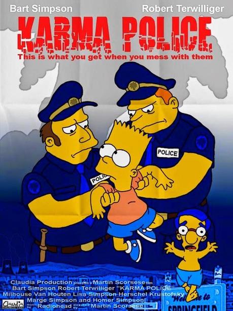 Affiches de films Simpsonisés