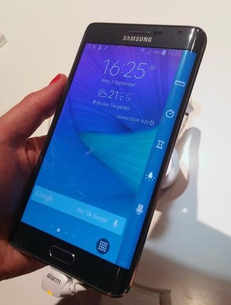 IFA 2014 : Un écran incurvé pour le dernier Samsung Galaxy Note Edge