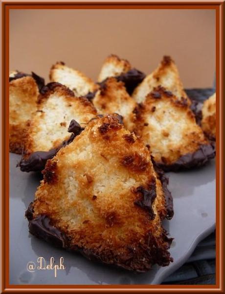 Rochers vanille-coco au chocolat