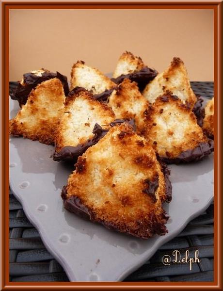 Rochers vanille-coco au chocolat