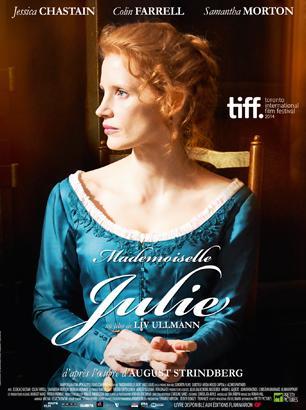 Mademoiselle Julie : Notre critique Mademoiselle Julie, miss julie, théâtre, théâtrale, Colin Farrell, Jessica Chastain, Samantha Morton, Liv Ullmann, drame, amour, impossible, critique, avis, impressions, personnages