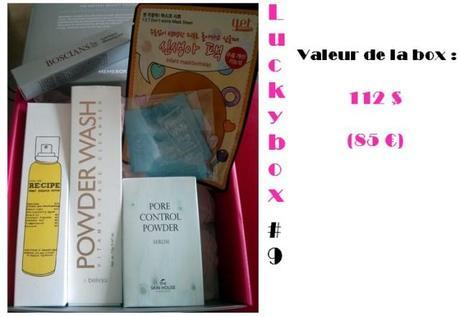 Valeur de la luckybox 9