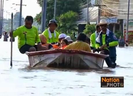 Thaïlande Inondations 2014 Sukhothai-Ayutthaya, c'est parti! [HD]