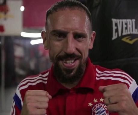 Franck Ribéry monte sur le ring Franck Ribéry monte sur le ring