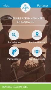 itiAqui - Application mobile Randonnées Aquitaine