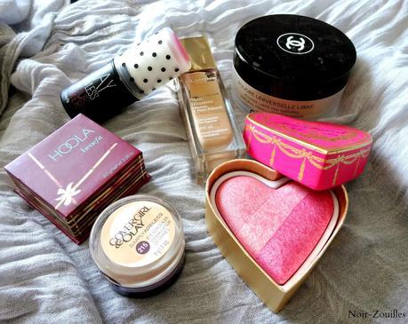 produits pour le teint stay flawless benefit chanel poudre libre universelle hoola benefit covergirl&olay concealer clarins too faced blush