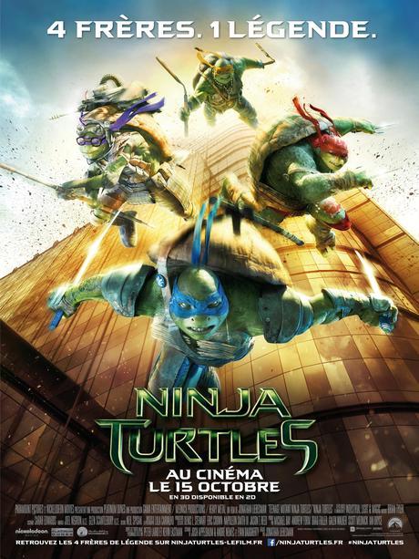 NINJA TURTLES affiche officielle [CINÉ] Ninja Turtles saffiche