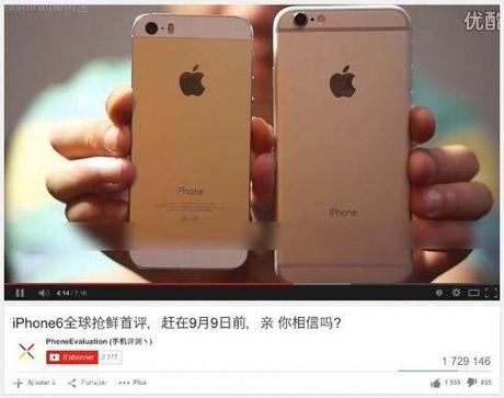 L'iPhone 6 en vidéo avant sa présentation par Apple