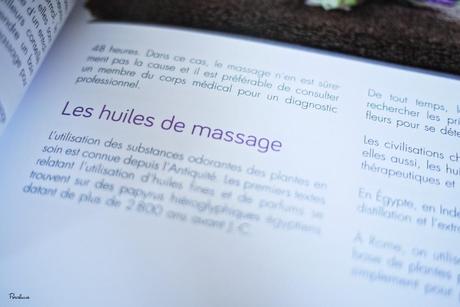 Ma leçon de massage (à la maison) avec le livre d'Hélène Campan !