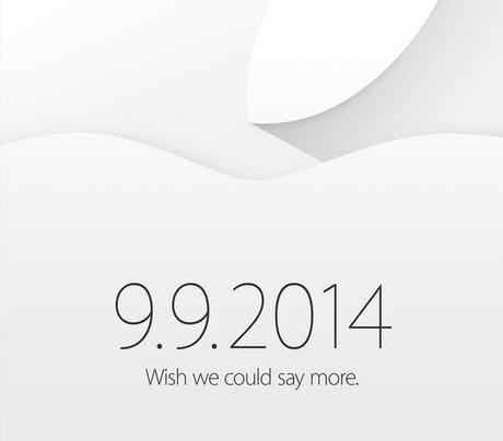 Apple Keynote invitation 9 9 2014