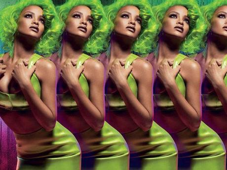 Rihanna, des cheveux verts x MAC – Viva Glam
