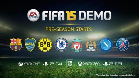 FIFA 15 : la démo disponible aujourd’hui sur PS3, PS4, Xbox 360 et Xbox One