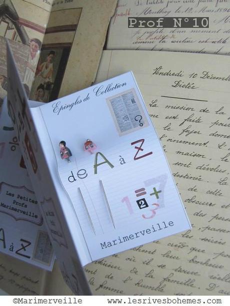 Marimerveille épingles petites profs N°10