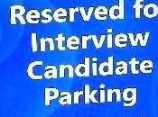 Entretien recrutement places parking réservées candidats chez Microsoft
