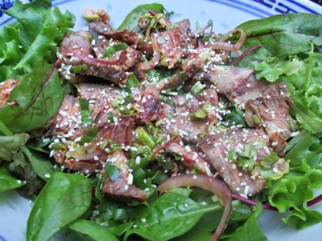 Nahm Dtok - Salade de bœuf grillé – Grilled beef salad