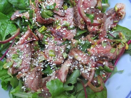 Nahm Dtok - Salade de bœuf grillé – Grilled beef salad