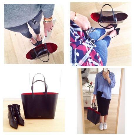 MANSUR GAVRIEL LARGE TOTE FLAMMA