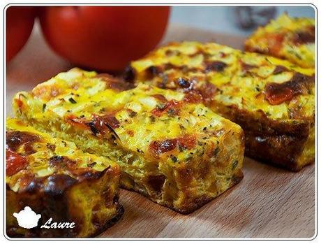 Flan courgette mozzarella
