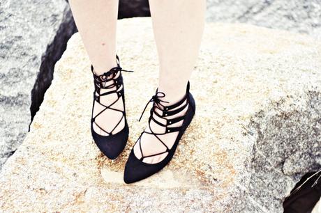 robe new look ballerines lacets blog mode quizz new look