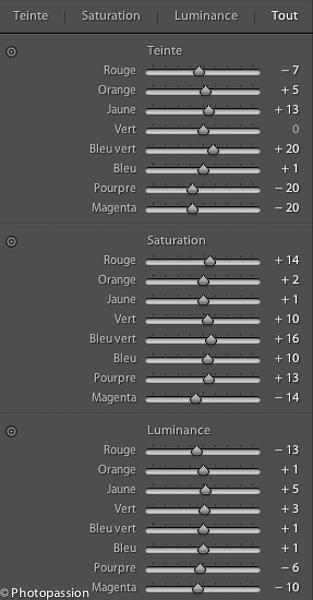 Photopassion - Lightroom Correction