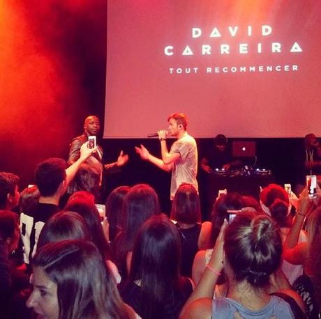 David Carreira en showcase privé pour ses fans : nous y étions !