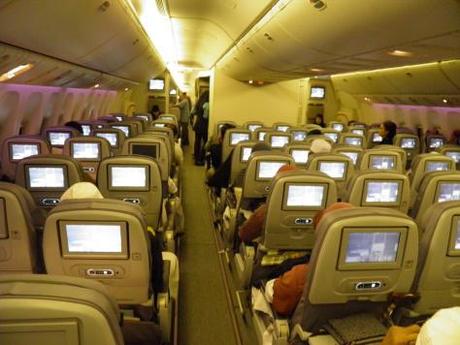 interieur avion saudi airlines