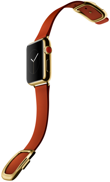 Apple iWatch-edition-gold-red-buckle