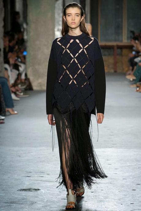 Le chic sans fausses notes du défilé Proenza Schouler pour l'été prochain...