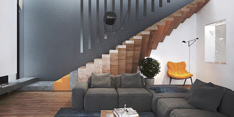 ARCHITECTURE : Floating staircase Pavel Voytov